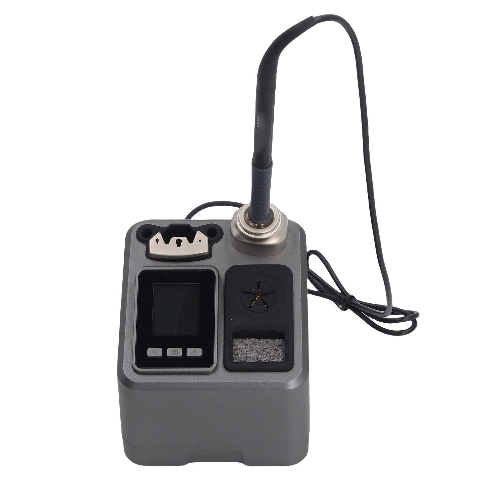 Cocoarm Lötstation mit Konstanter Temperatur, 120 W LCD-Display-Lötkolbenstation, PID-Steuerung 212 Bis 900 °F, 2 S Aufheizen, Automatischer Ruhezustand, Transformator, für Reparatur-DIY-Labor