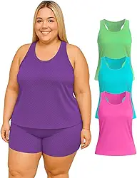 Kit 3 Regata Nadador Dryfit Fitness Academia Plus Size Cores Sortidas