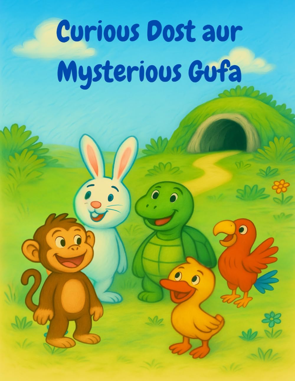 Curious Dost aur Mysterious Gufa: A playful Hindi and English story book for bilingual kids