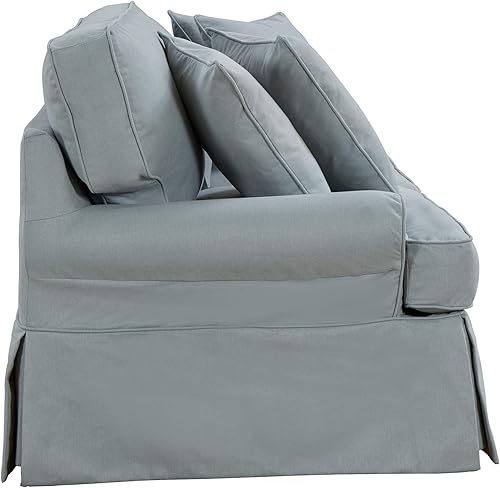 Vista 3 de Sunset Trading Horizon - Funda para sofá, configurable, color azul aguamarina