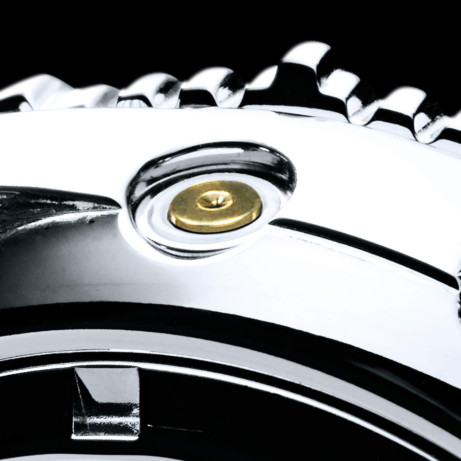 CHRIS BENZ Depthmeter Digital 200M Taucheruhr mit gelbem Kautschukband, Seeschlangengelb