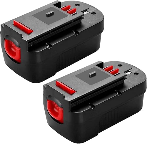 Actualizado a 4800 mAh Repuesto HPB18 para batería Black and Decker de 18 V compatible con batería Black Decker de 18 voltios Herramientas A1718