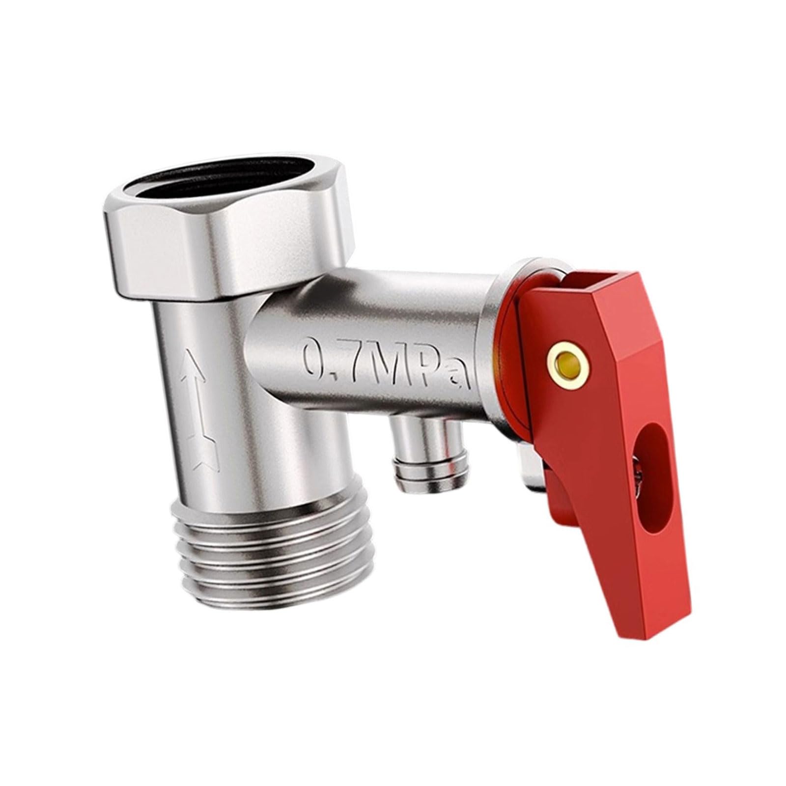 Kalttoy 0.7Mpa Brass Pressure Release Valves Adjustable Pressures Relief Valves With Check Function For Electric Water Heaters Universals Pressure Relief