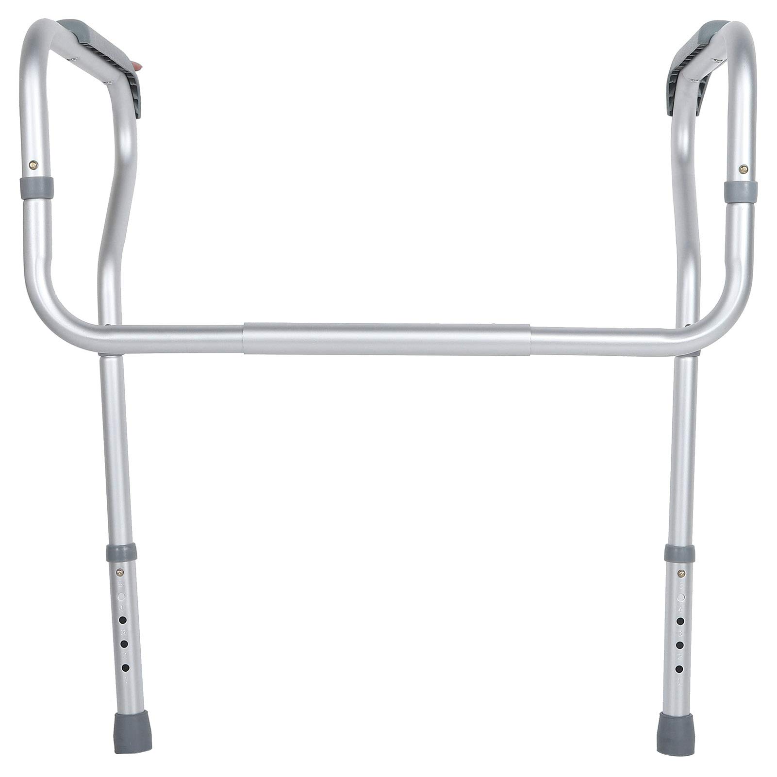 Yosoo Health Gear Toilet Safety Armrest Toilet Toilet Armrest Adjustable Armrest Elderly, Disabled, Pregnant Women with Aluminum Alloy Toilet Guardrail Safety Guardrail Frame