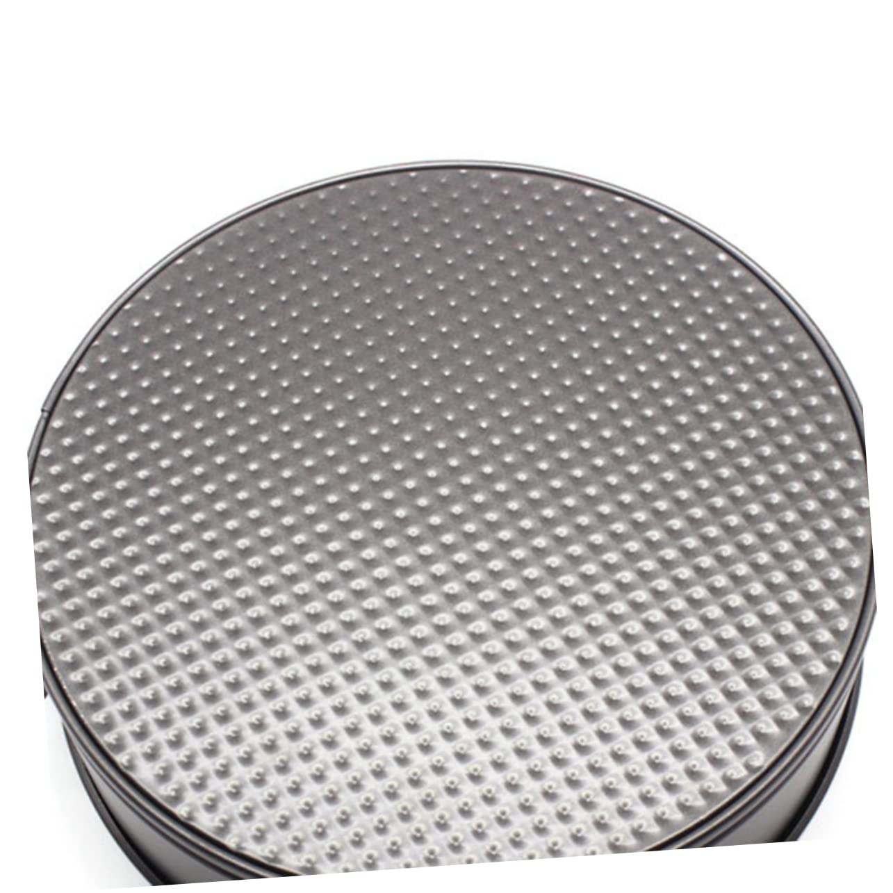 DECHOUS 6pièce Moules à Cake Ronds Antiadhésifs Acier Avec Fond Nid Abeille Pour Pâtisserie Pour Maison Fête Mariage Noir