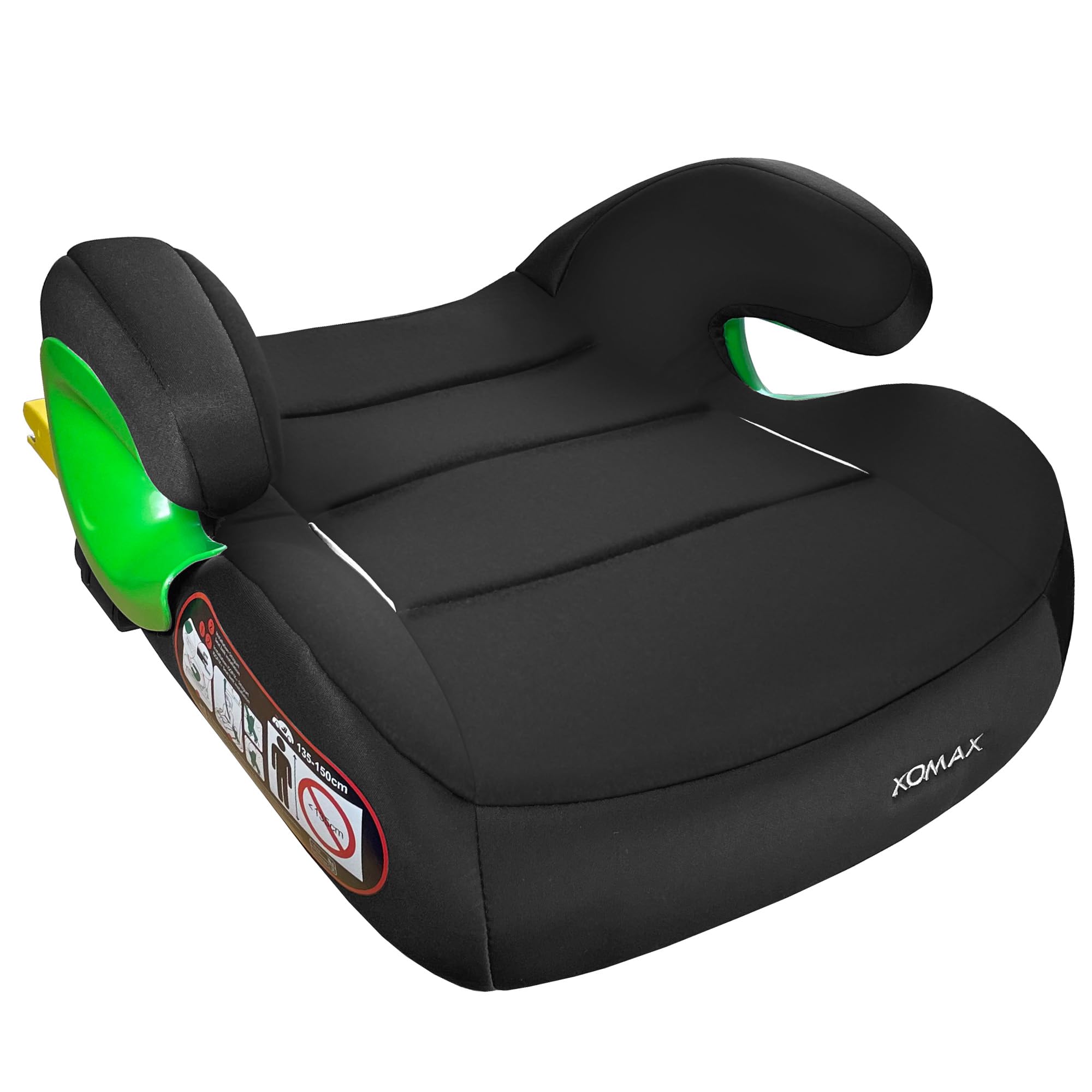 XOMAX KBH310 Rehausseur de siège pour enfant avec ISOFIX I évolutif I 15-36 kg, 3-12 ans, groupe 2/3 I ECE 8