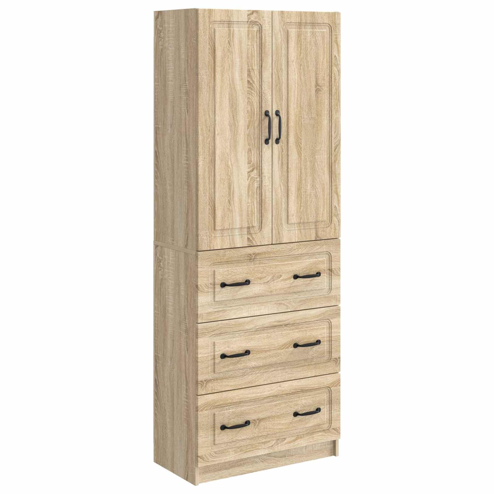 Commode avec 3 tiroirs en bois de chêne pour une élégance durable chez vous