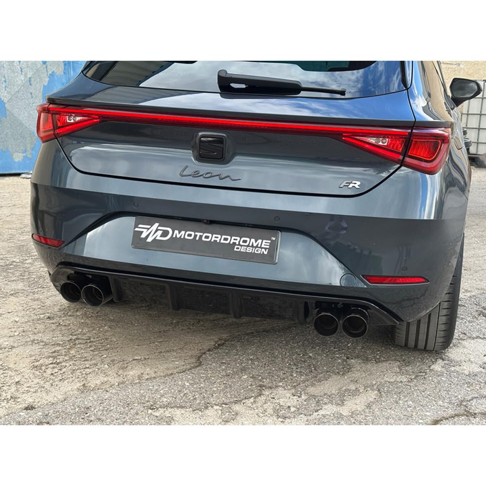 Faldón de Parachoques Trasero (difusor) Compatible con Seat Leon IV (KL1) FR 2020- (ABS)