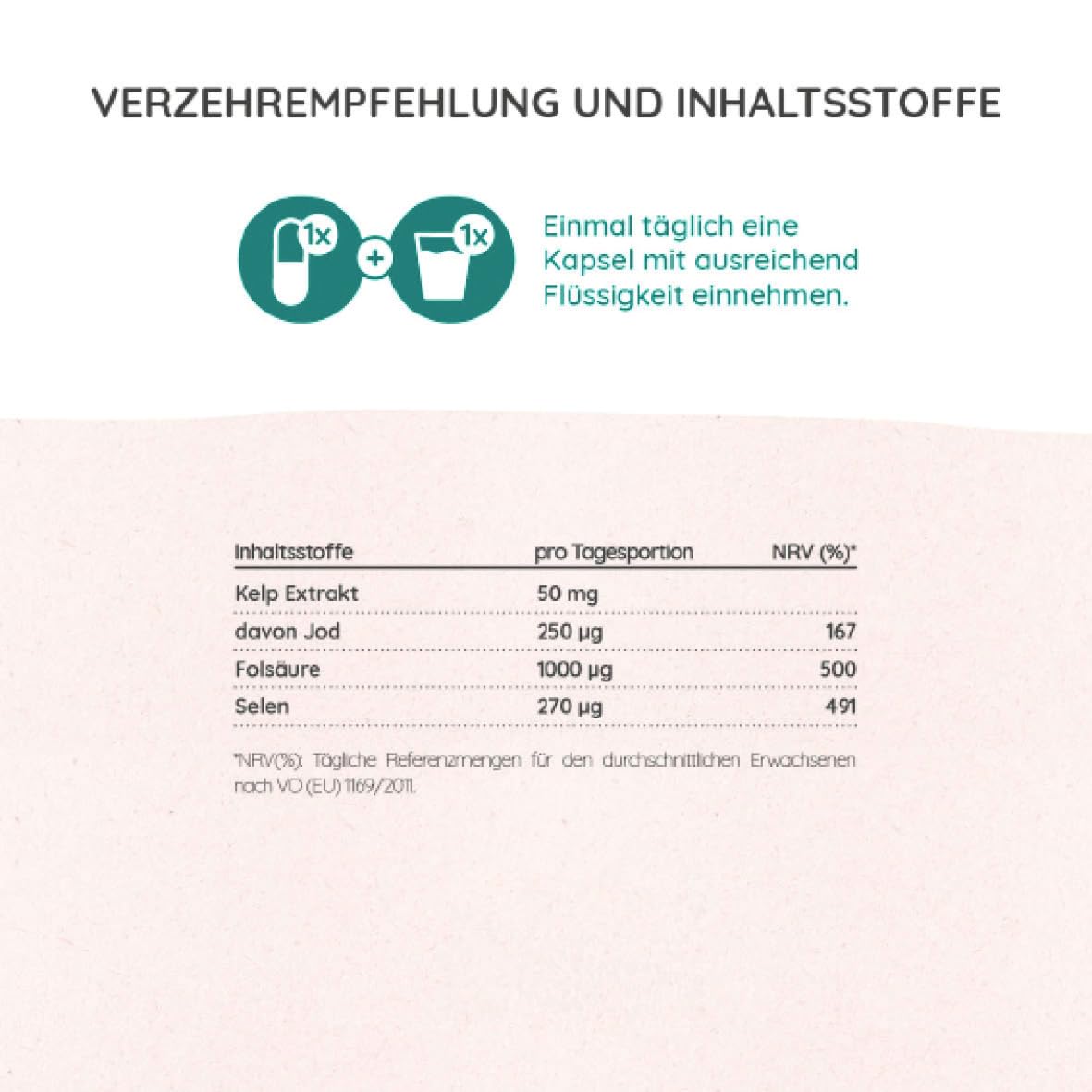 MYLILY® Schilddrüsenkraft I Schilddrüsenunterstützung I Bei Kinderwunsch I Jod & Selen I Folat I 100% PFLANZLICH I Vegane Ernährung I Für den Stoffwechsel I 90 Kapseln I Schilddrüsen Tabletten