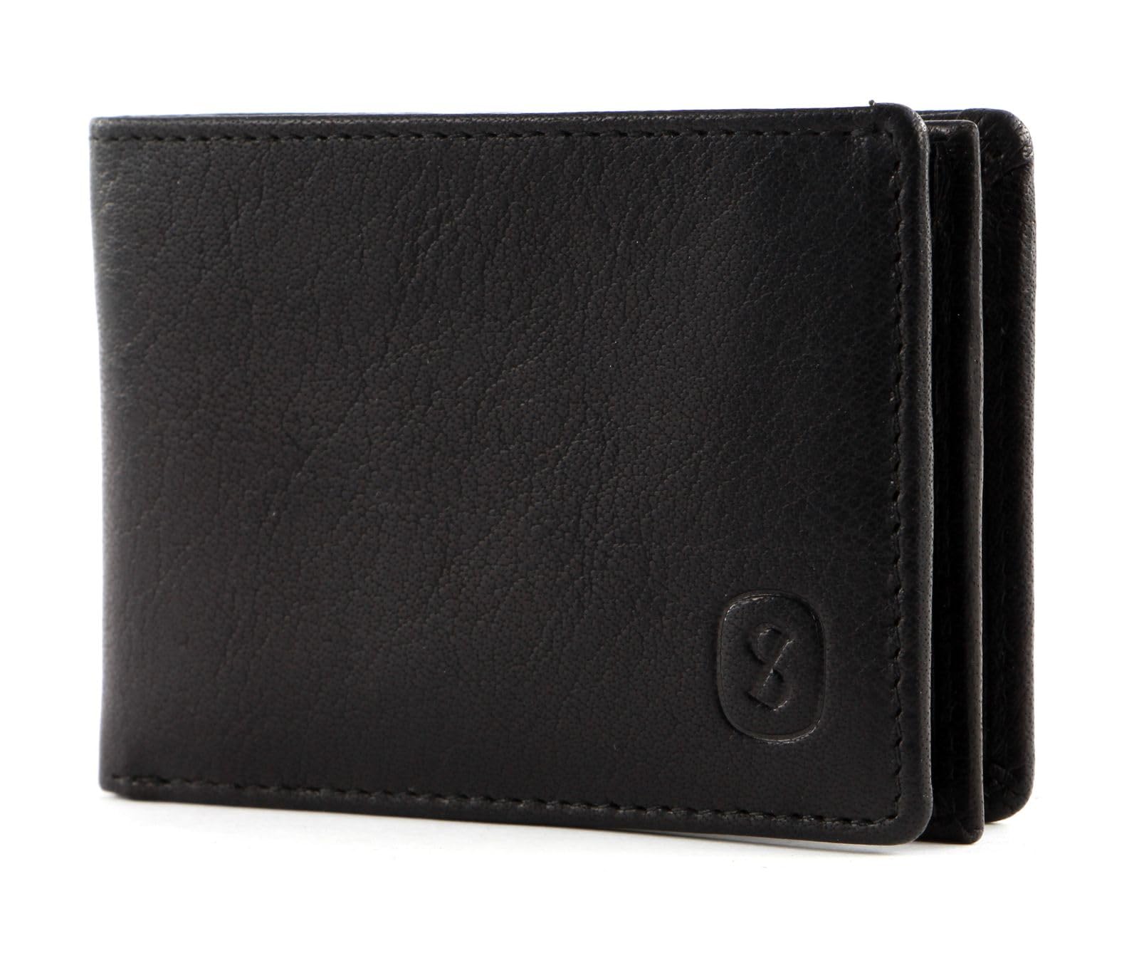 Porte-monnaie SADDLER Molde portefeuille compact noir pour cartes et espèces