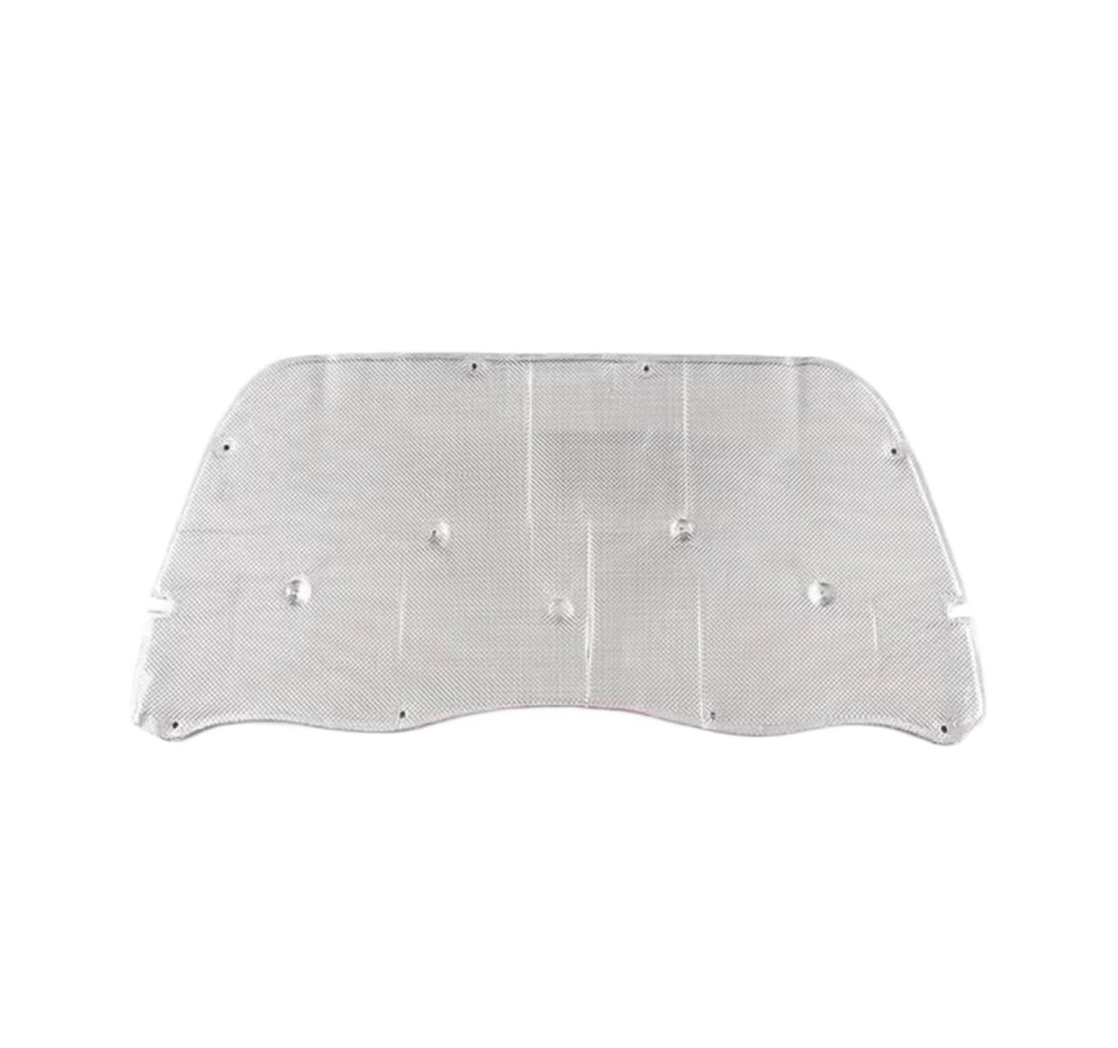 Fdurftar Full Aluminum Foil Cotton Soundproof Cover For Toyota For Fj For Cruiser Xj10 2006~2022 Front Hood Engine Soundproofing Mat Engine Hood Insulation Pad(Full Aluminum Foil)