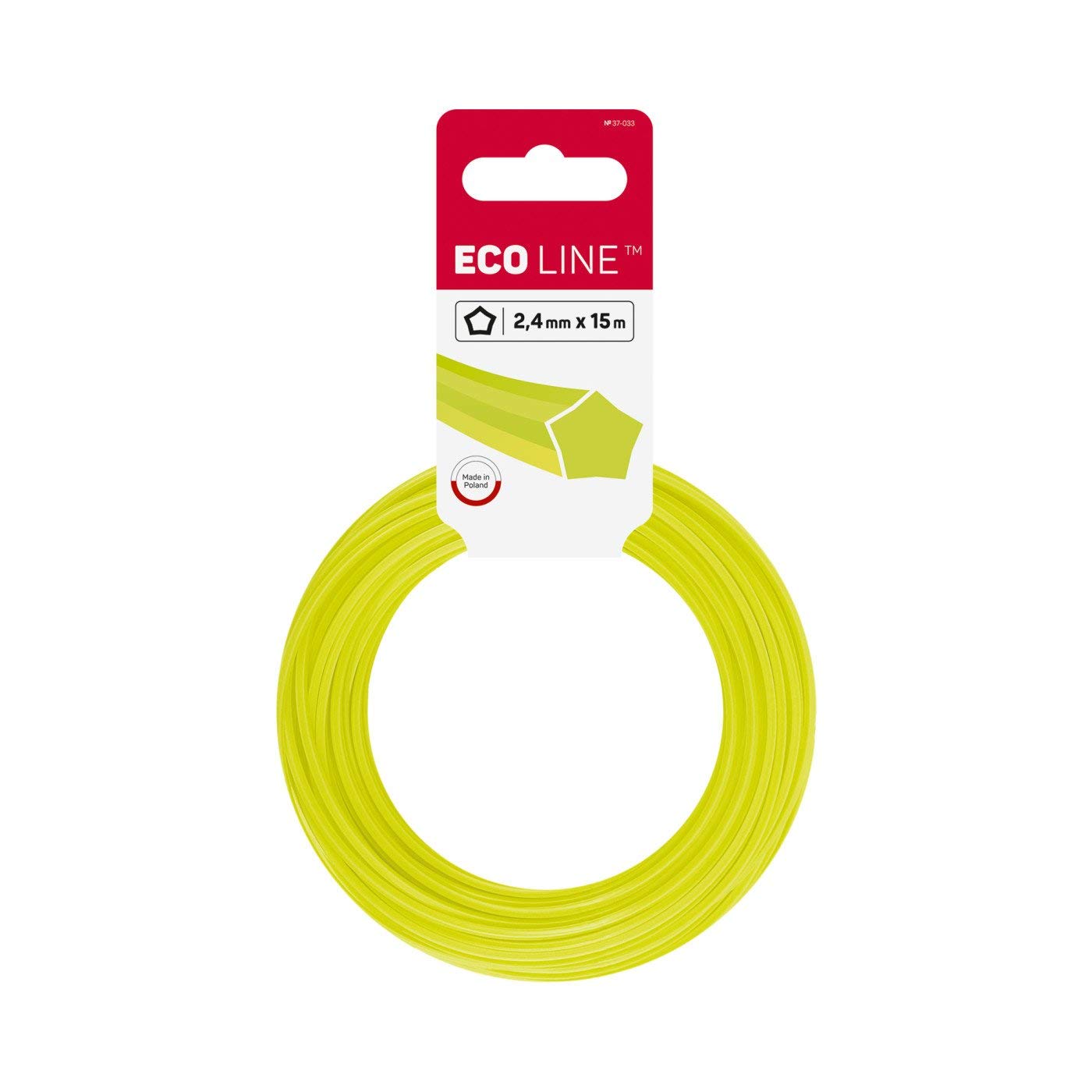 Cellfast Hilo Para Desbrozadoras Hilo Desbrozadora Eco Estrella 2,4 mm 15 m