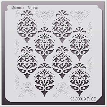 Repeat Wall Stencil 93-00019 R SC 8 X 8