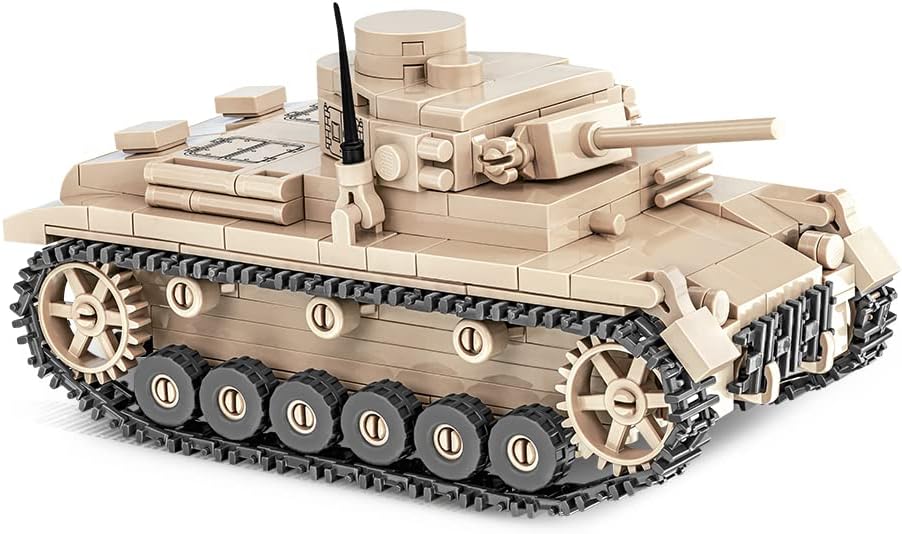 Historical Collection WWII Panzer III Ausf. J. Tank Building Set, 292 Pieces