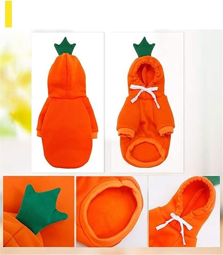 Miniatura 4 de Sudaderas con capucha para perro, ropa de frutas para mascotas, atuendo cálido de invierno, abrigo, ropa para perrito, ropa para cachorros, disfraz