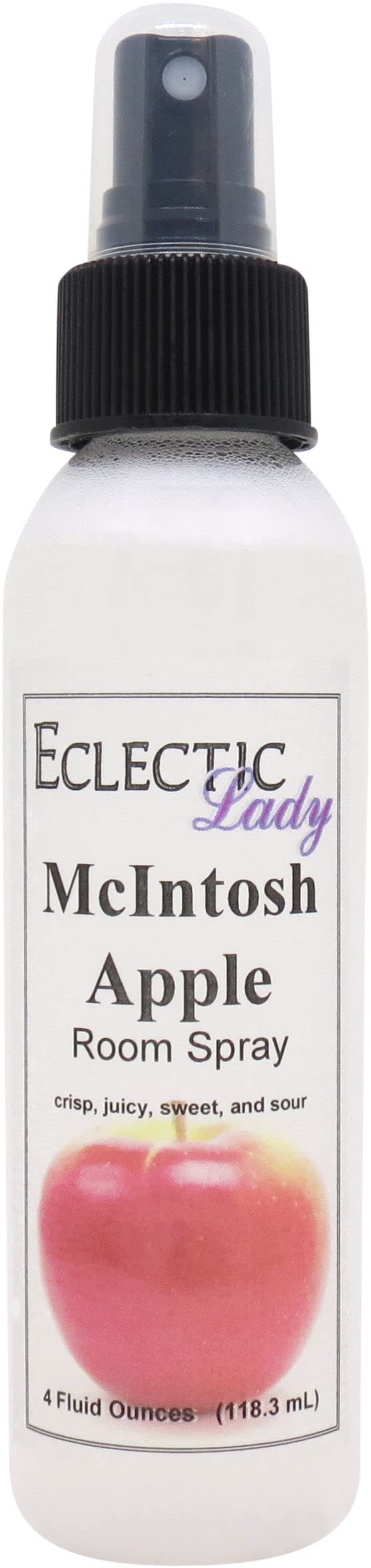 McIntosh Apple Room Spray, 4 Ounces, No Artificial Colors, Parabens, or Preservatives - Fragrant Aromatic Room Mist For Home, Room, Office