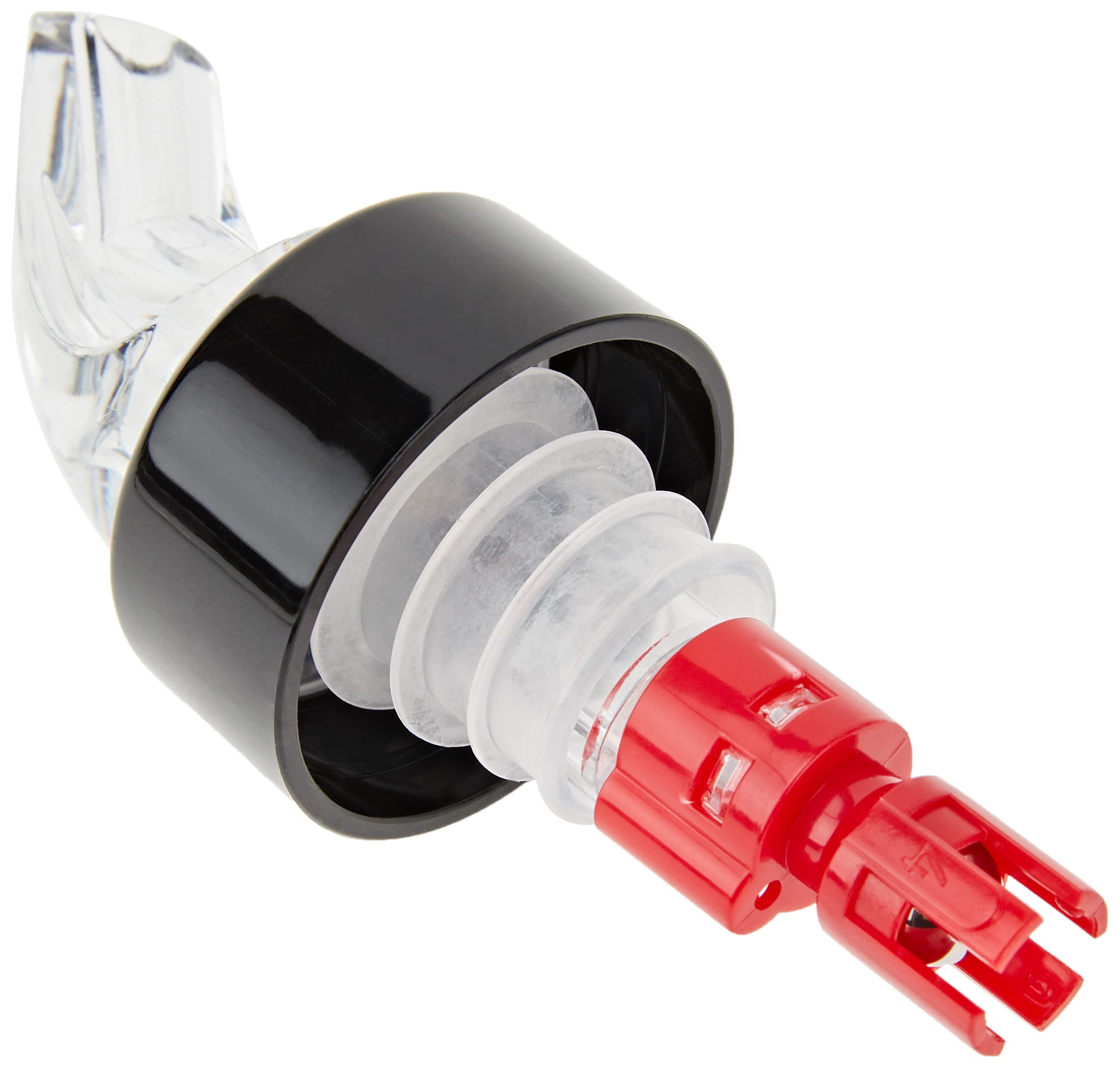Westmark Doseur Bec Verseur Auto-Pour 5 Cl – Verseur Précis Pour Spiritueux Clairs – Bouchon Flexible, Étanchéité Parfaite – Fabriqué En Allemagne – Transparent/Noir