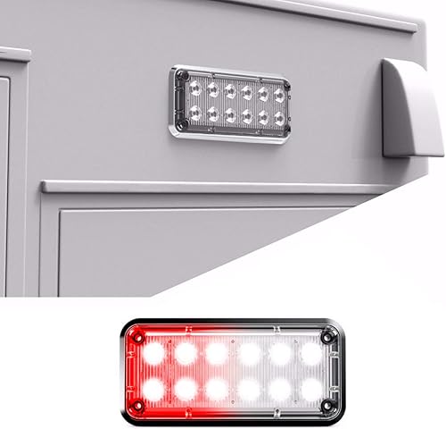 Alpha-Z 7x3 Ambulancia LED Montaje en Superficie Luces estroboscópicas de emergencia y camión de bomberos Luz de advertencia ultra delgada -