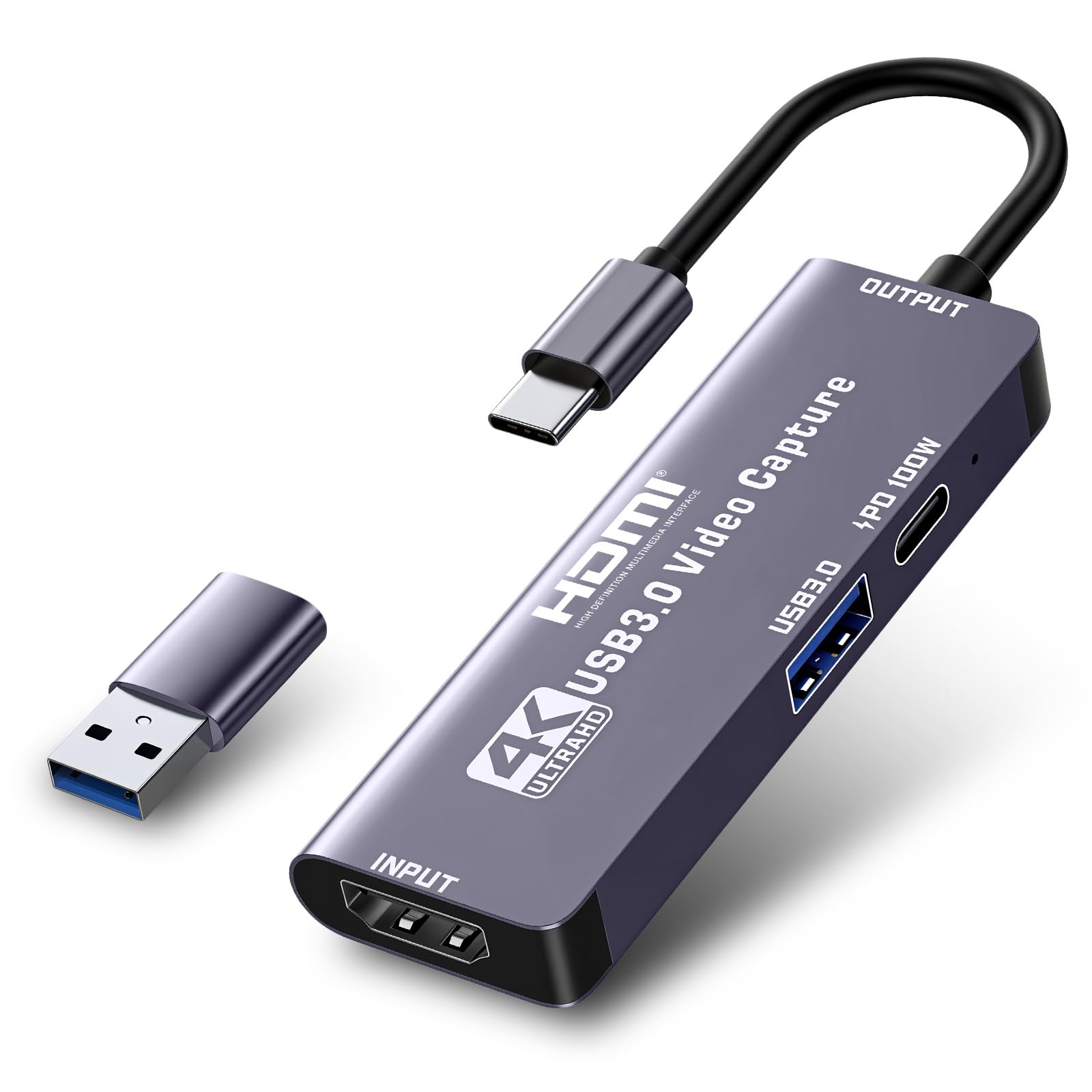 Amazon.co.jp: HDMI キャプチャーボード 4K@60Hz入力 1080P@60Hz録画