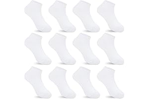 12 Pairs Boys' Breathable Ankle Socks: The Perfect Fit for Active Feet