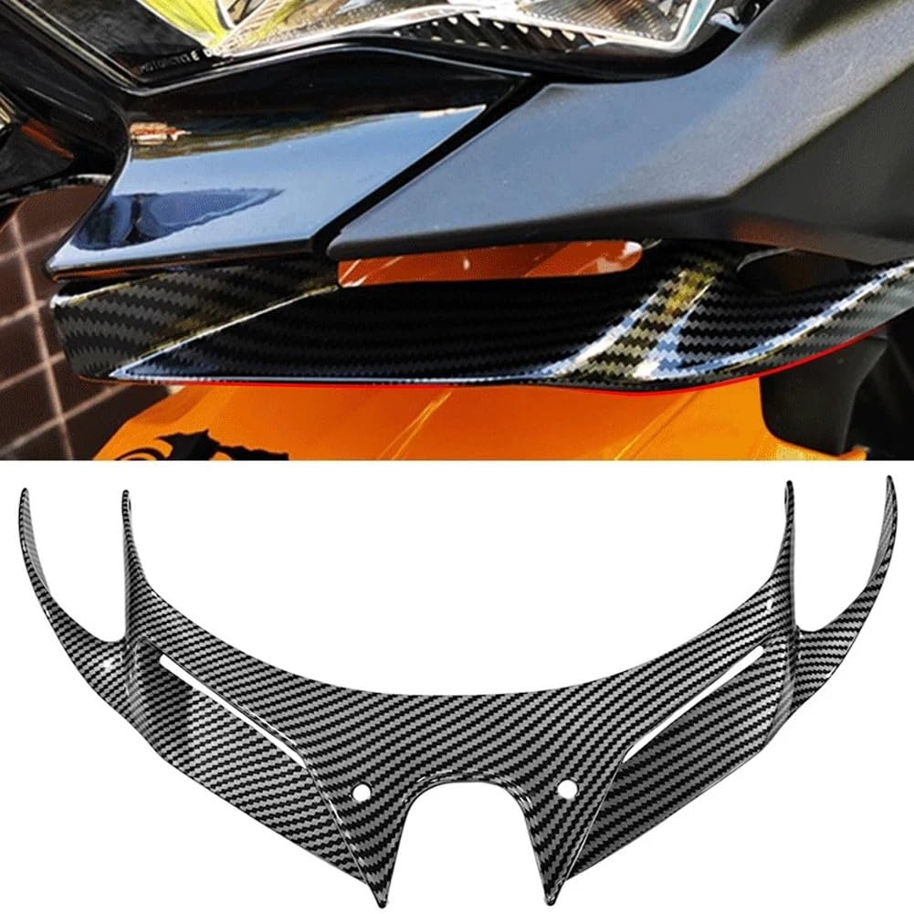 Aerodynamicznego rozdzielacza włókna węglowego Do R15 V4 | Wlot powietrza w kształcie płetwy rekina, przedni spoiler i wiatr(Carbon Fiber)