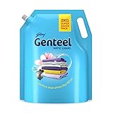 Genteel Matic Liquid Detergent Refill Pouch for Top load Washing - 2kg | No Soda Formula | with Added Fabric Conditioner 2 kg (Pack of 1)