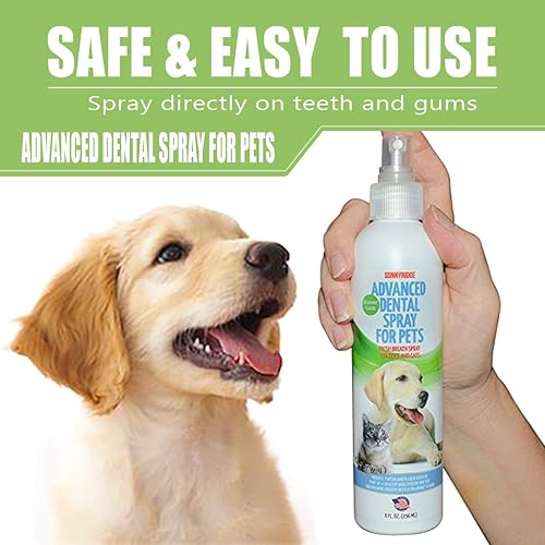 Miniatura 8 de Sonnyridge Dog Dental Spray Elimina el sarro, la placa y refresca el aliento al instante. El spray dental más avanzado para dientes saludables,