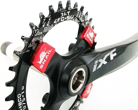 CYSKY 104 BCD Chainring 30T to 52T Narrow Wide Chainring with Sprocket Bolts for 1x Set-up Road Bike Mountain Bike BMX MTB Gravel Ebike
