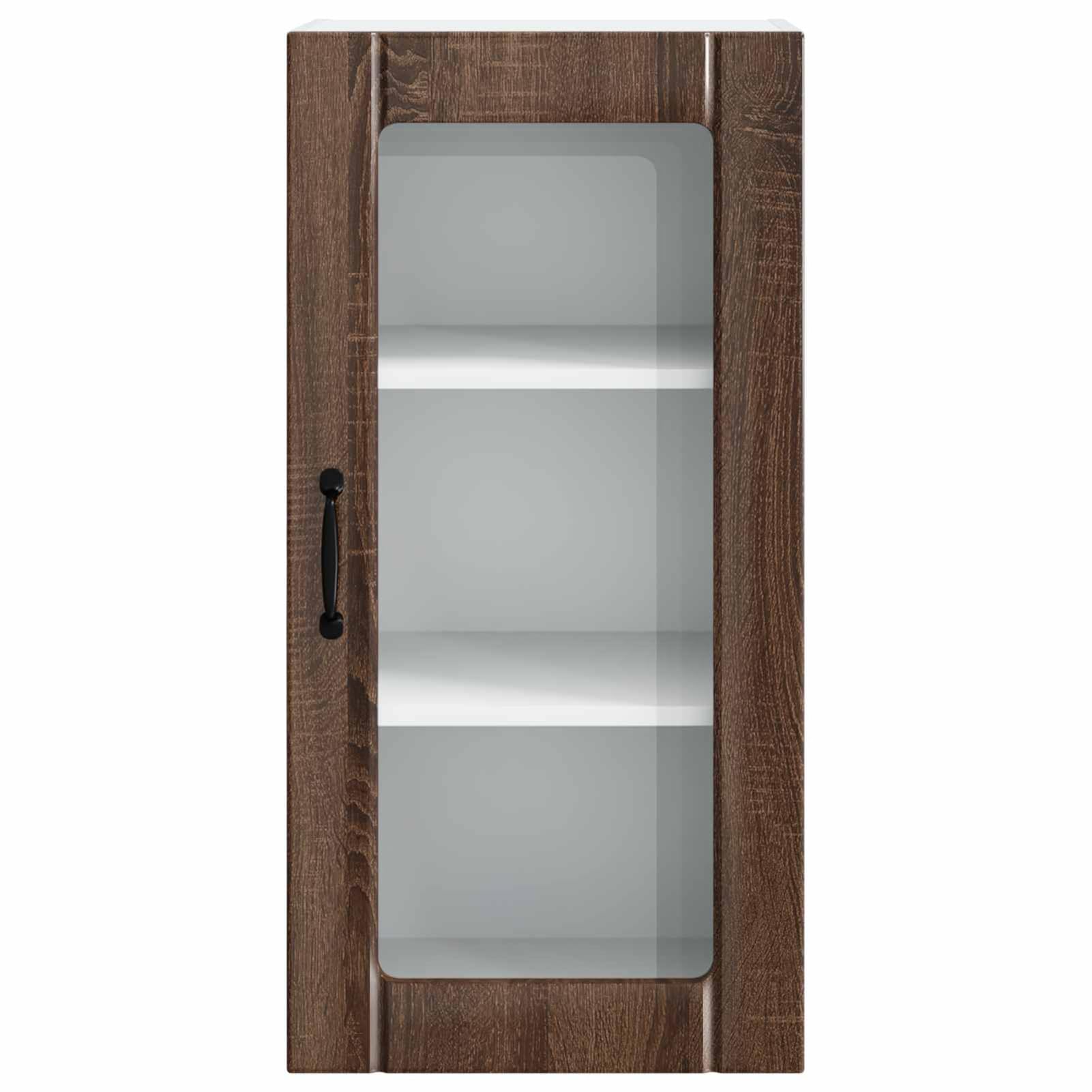 Homgoday Holz-Küchenschrank Modern Design Eichen-Optik Innennutzung - Stauraum für Küche Model885350