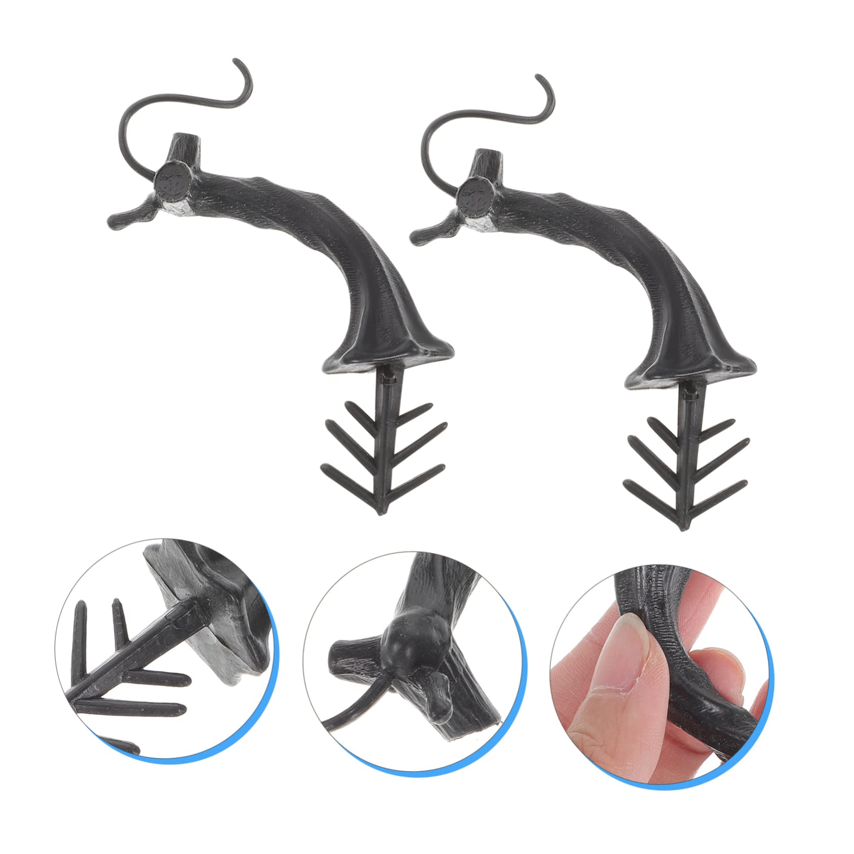 NOLITOY Fake Pumpkin Stems 24pcs Pumpkin Plastic Handle DIY Crafts Halloween Decorations Foam Grip Pumpkin Figurines Stems Artificial Pumpkin Stems Pumpkins Decor Pumpkin Accessory