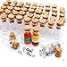 50pcs 1ml Vials Clear Glass Bottles with Corks Miniature Glass Bottle with Cork Empty Sample Jars Small 22x11mm(HeightxDia) Cute bottles Perfect for crafts