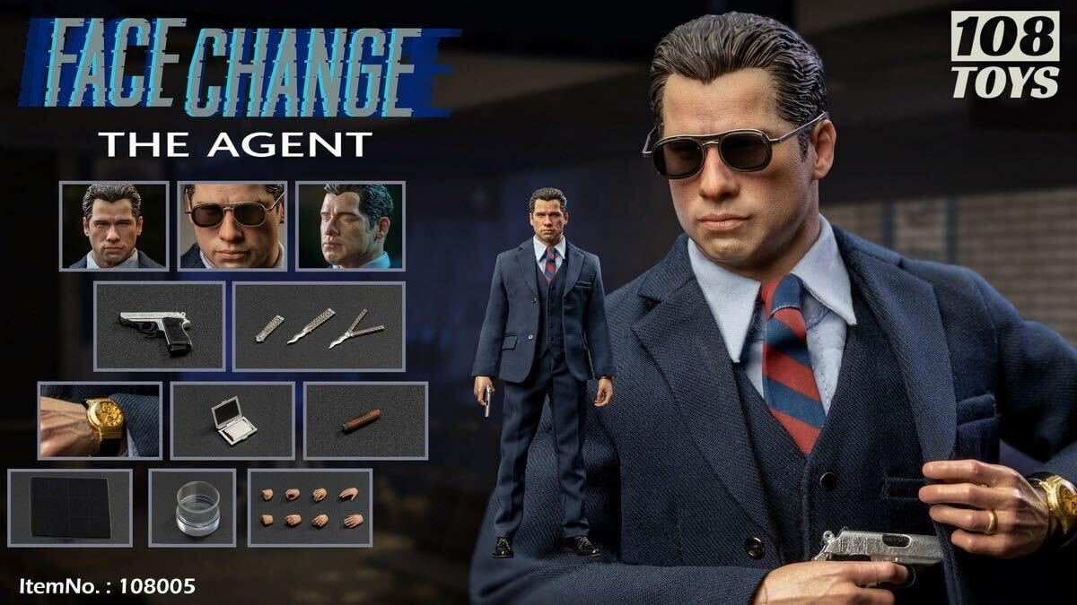 108TOYS フェイスオフ  108005 1/6 ジョン トラヴォルタ Amazon | 未開封108TOYS フェイスオフ Face Off 108005 ジョン