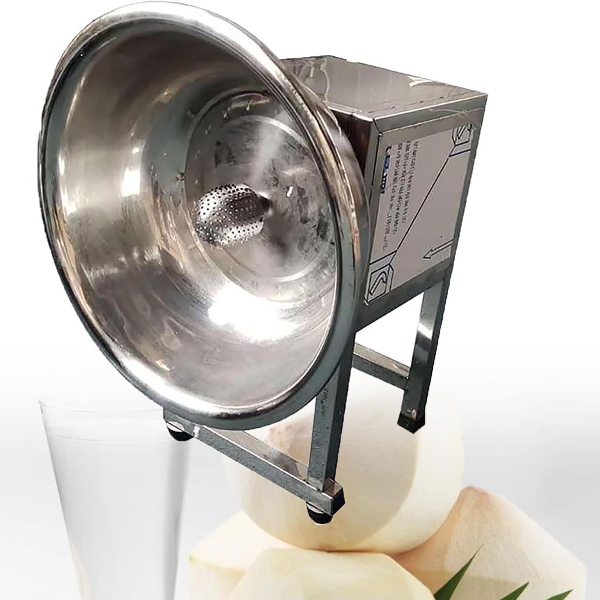 OLSKFUH Coconut Grater Shredder Machine - Electric 304 Stainless Steel For Efficient Commercial Use In Bakeries And Dessert Shops,