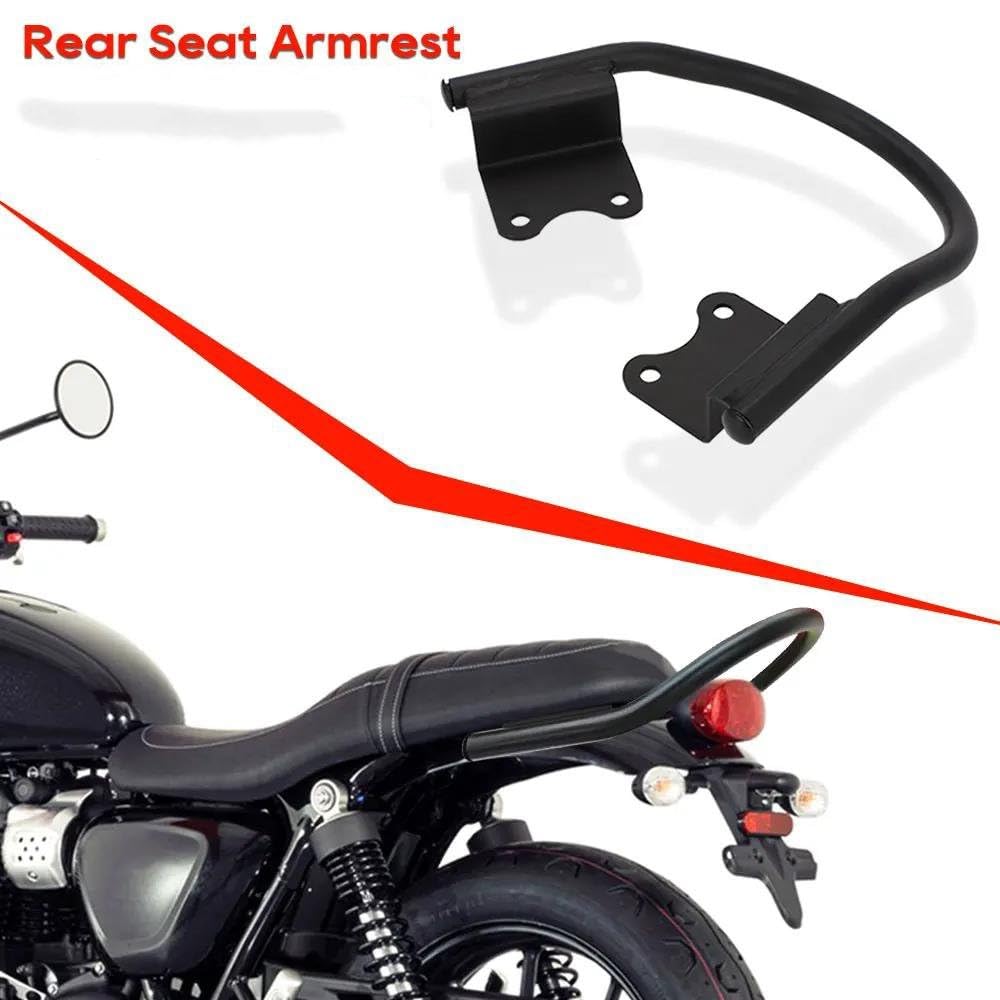 Barra Passeggero Moto Passeggero Sedile Posteriore Grab Bar Maniglie Sedile Bracciolo Maniglia Portapacchi Per Triumph Street Speed Twin Scrambler 900 1200 Sostegno Passeggero Speed Twin 1200