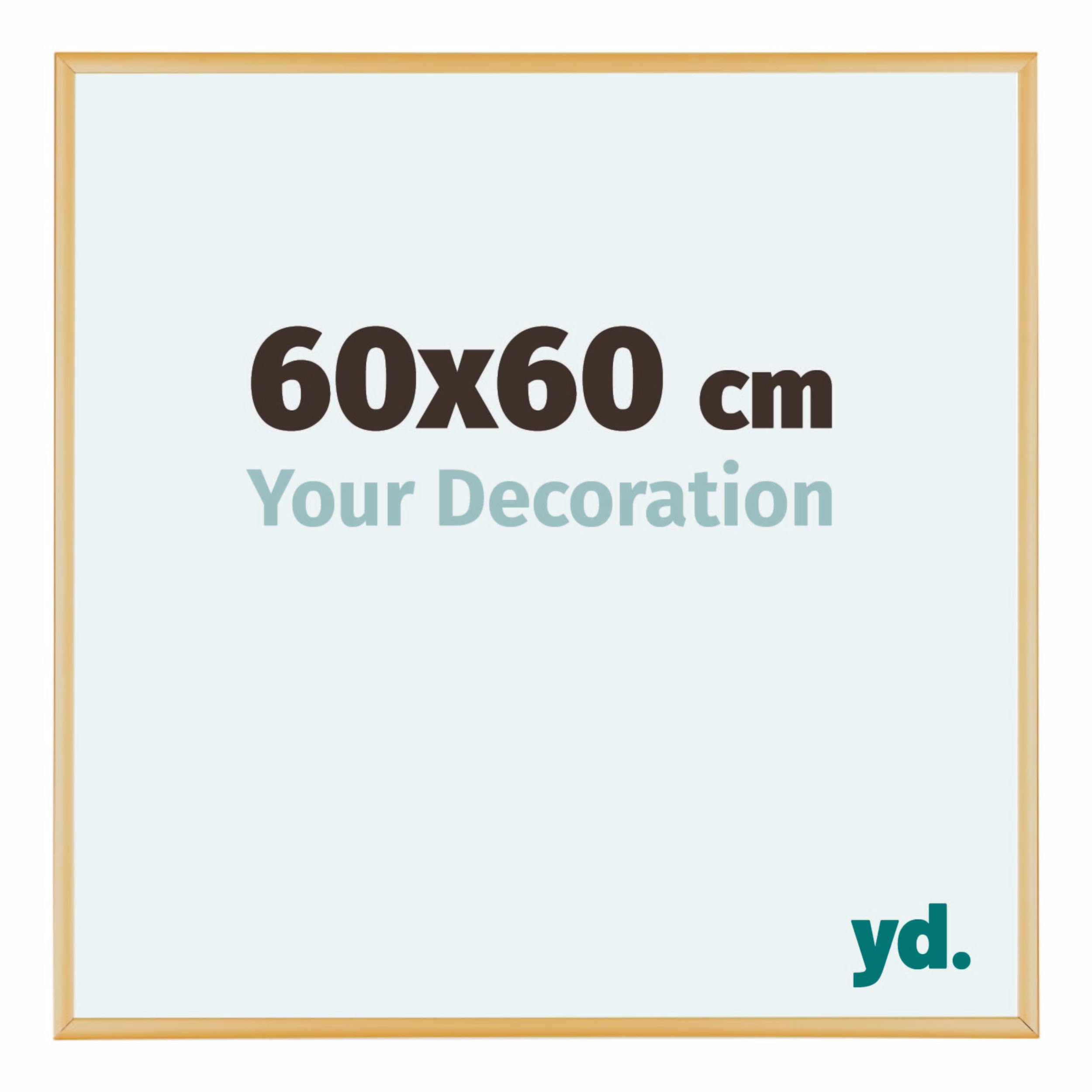 Your Decoration - Picture Frame 60x60 cm - Gold Vintage - Decorative Wall Frame in Aluminium with Antireflection - Frame 60x60 - Kent — image 1