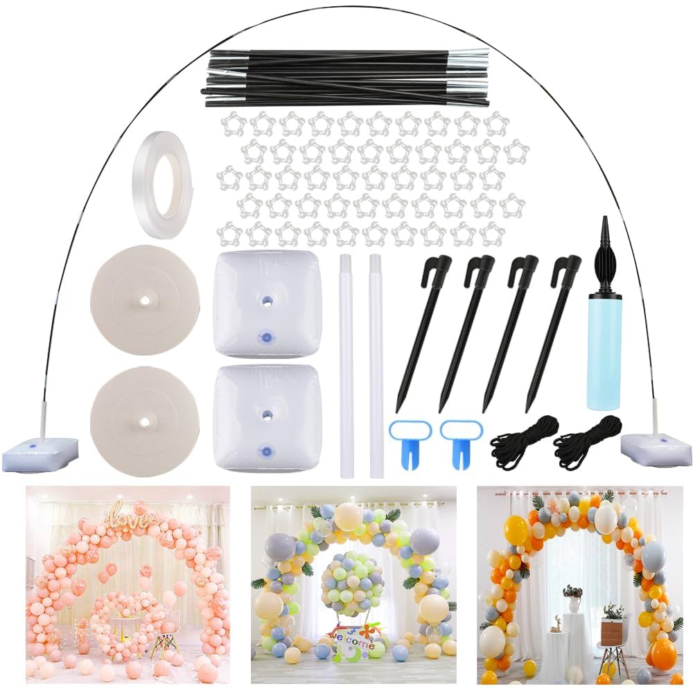 バルーンアーチスタンド Amazon | バルーンアーチキット 3*2.5M 大型 風船スタンド