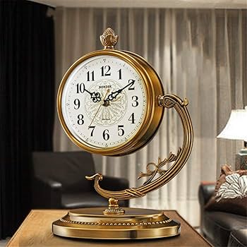 Amazon.co.jp: アンティーク置き時計 アンティークのテーブル忠