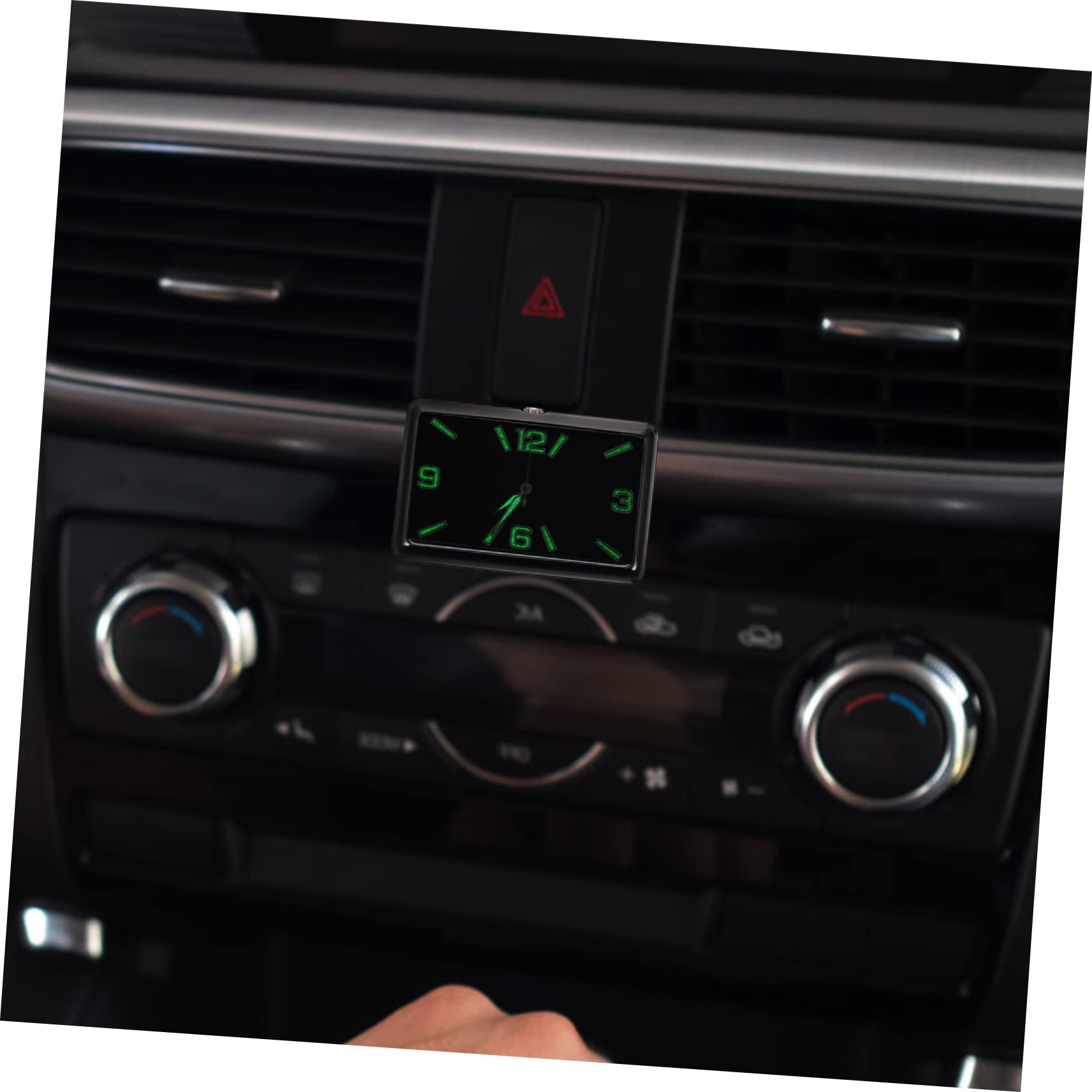 SUPVOX 5 Uds Reloj De Coche Del Vehículo Adhesivo Del Tablero Del Coche Mini Reloj Digital Relojes Digitales Mini Coches Mini Decoración Decoración Del Tablero Reloj