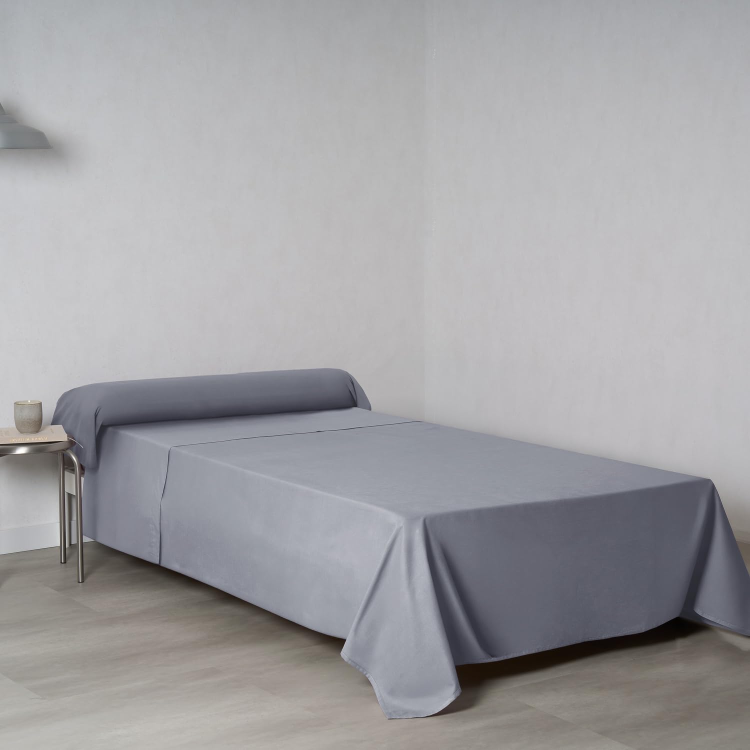 TRAMAS+ Lenzuola Una Piazza e Mezza Cotone 100% 140x200 cm, Completo con Lenzuolo Sotto con Angoli, Lenzuolo Sopra e 2 Federe, Certificato STANDARD 100 OEKO-TEX – Blu