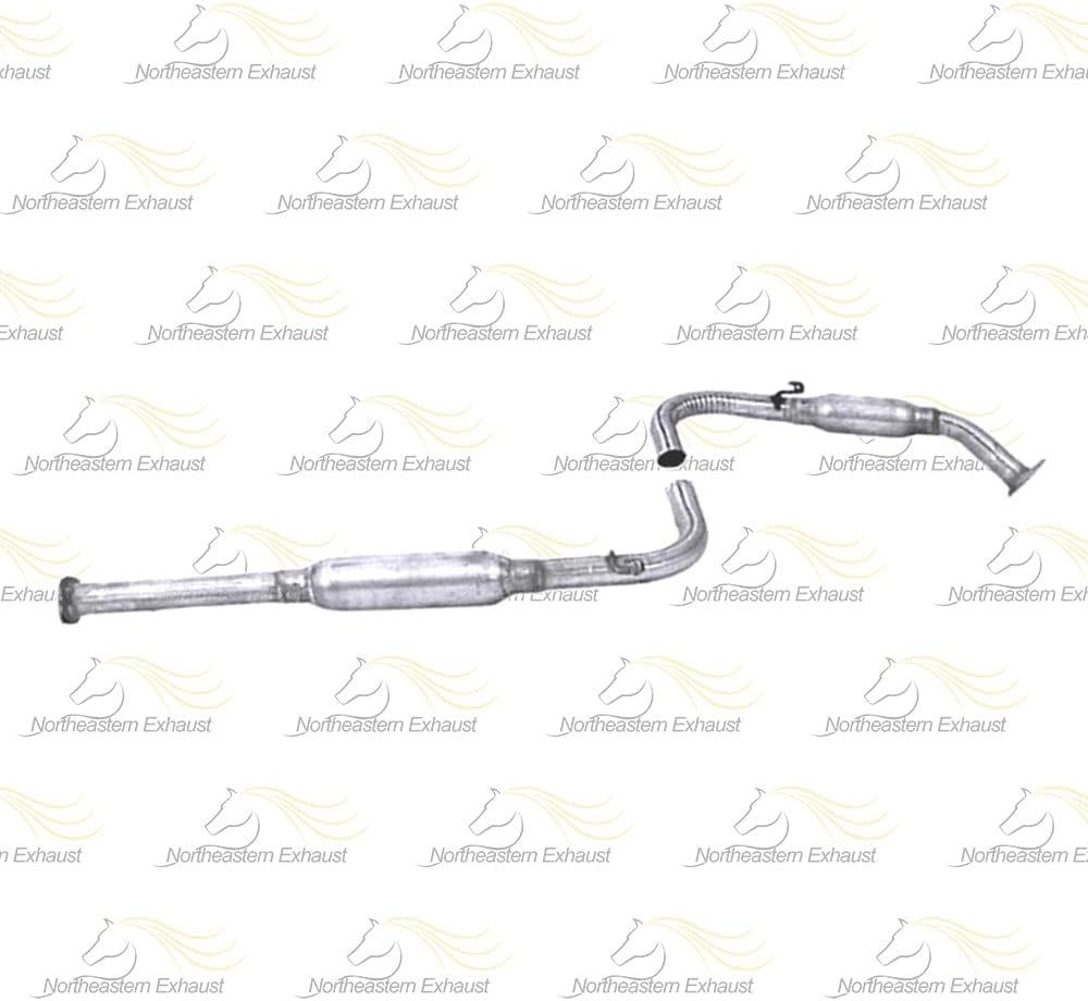 Northeastern Exhaust | Direct Fit Exhaust Resonator Pipe Compatible for 2000-2005 Mitsubishi Eclipse 2.4L | Free Sleeve and Gaskets Included | Automotive Replacement Part