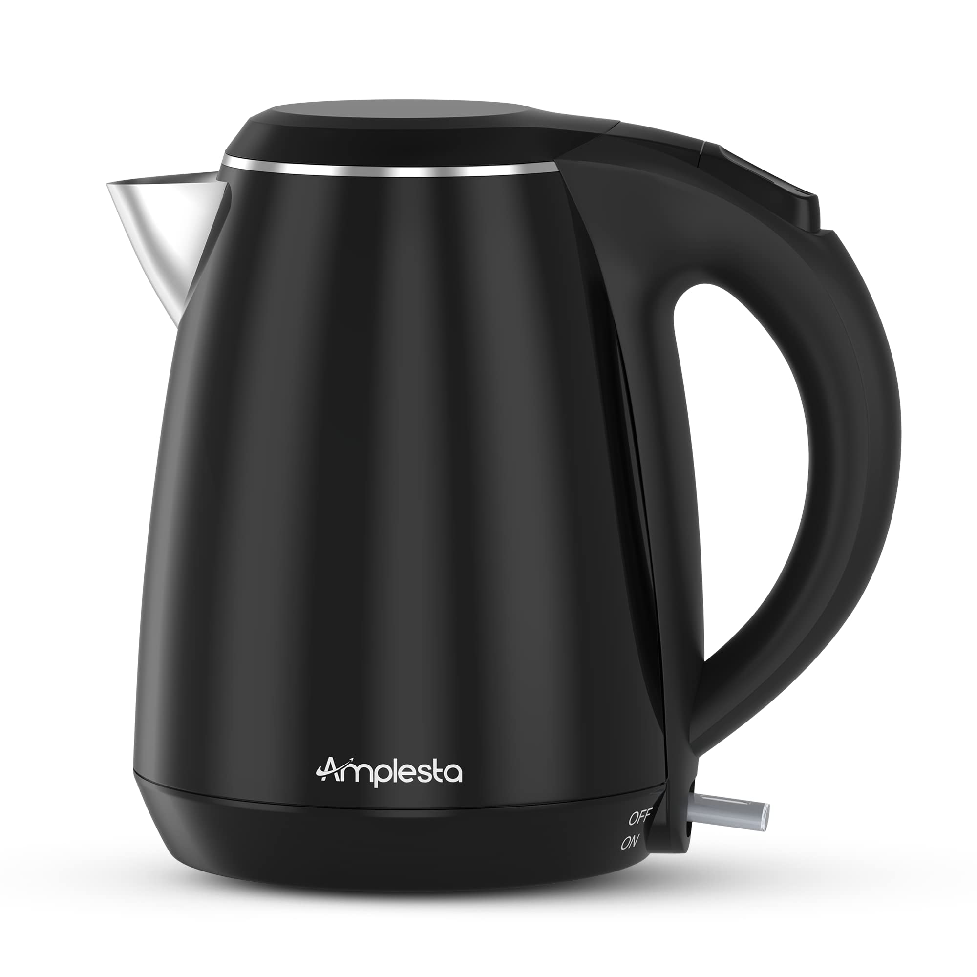 Premium Electric Kettle | 1.5L Double Wall 100% Stainless Steel Cool Touch Tea Kettle with Overheating Protection and Auto Shut-Off | Auto lid opening| Easy to clean | Black | 1 year warranty-image-39