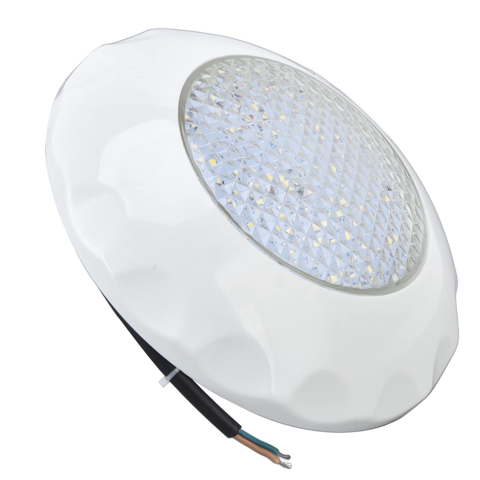 Tbest Ac12V 9W LED-Poolleuchte Ip68 Wasserdichte Schwimmbadleuchte Wandmontierte Unterwasserleuchte für Außenteich 6500K Beleuchtungsprodukte Außenbeleuchtung
