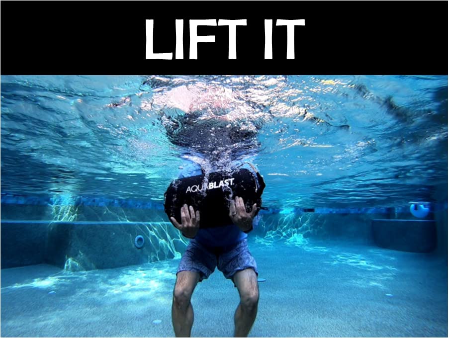 Image of Portable Fitness and Punching Bag for Pools & Swim Spas | Full-Body, Low-Impact Water Resistance Workout | Quick 30-Second Set-Up | Compact & Travel-Friendly