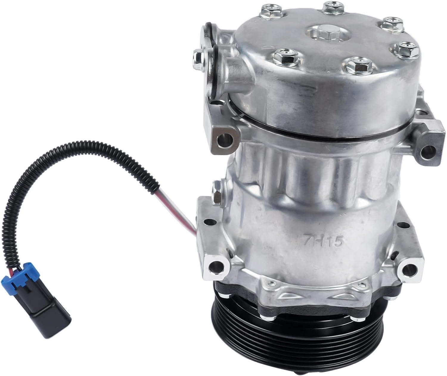 Air Conditioner AC Compressor with Clutch F696001122 Replacement for Kenworth C500 K100E T2000 T300 T600A T680 T800 T880 W900 AKWH
