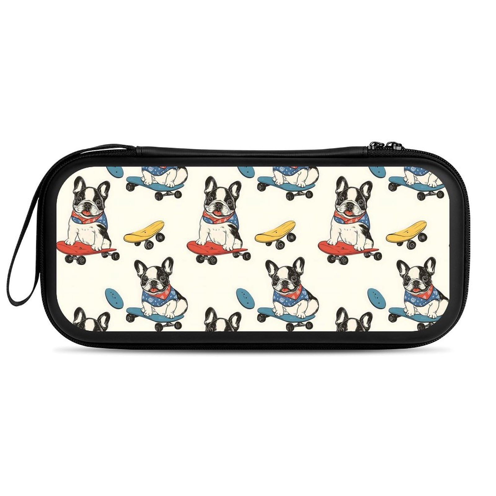 IORIOR Compatible with Nintendo Switch 2 Case 2025 - Cute Skateboard Dog Print Travel Portable Hard Shell Shockproof