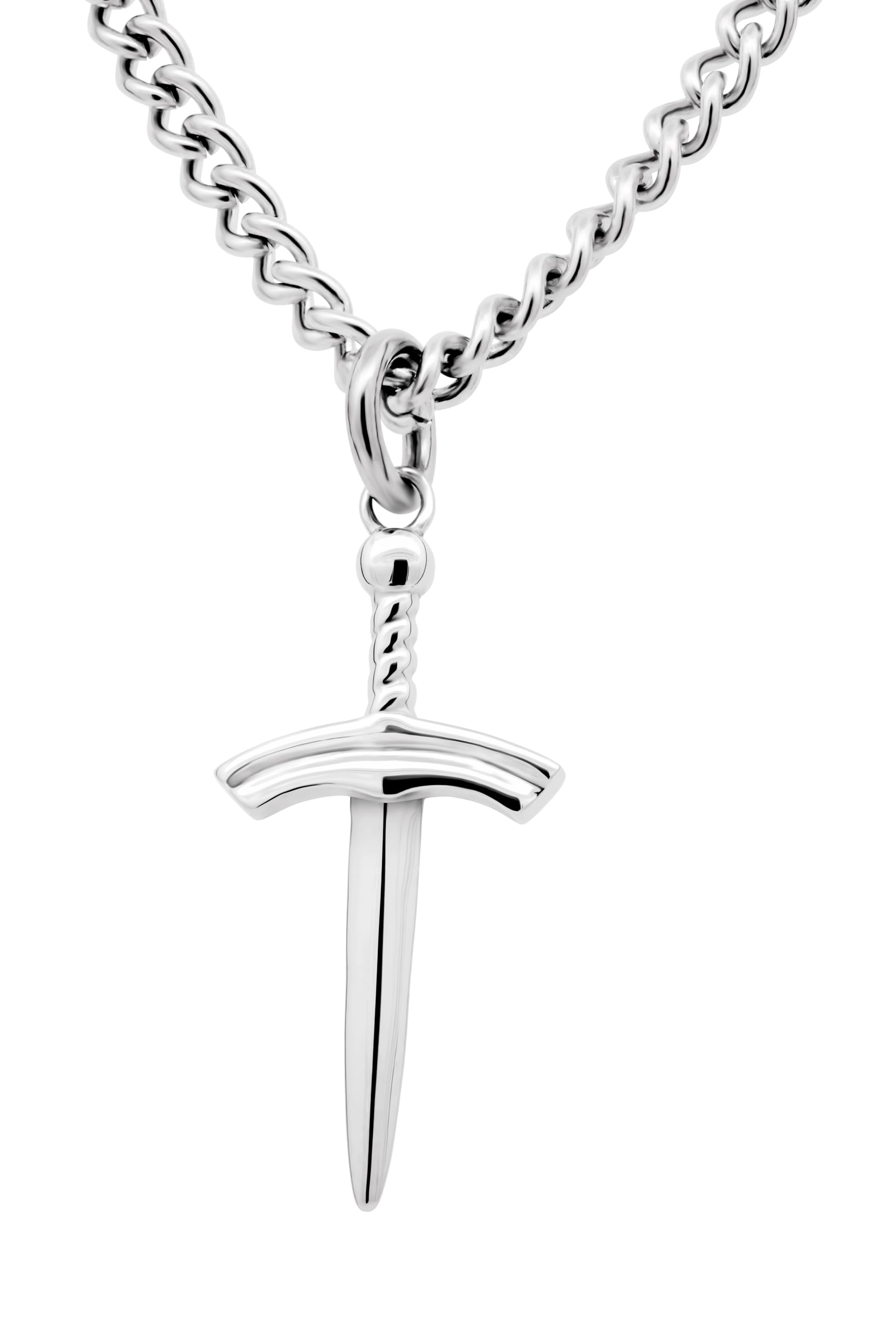 Shields of Strength Men's Sword Of The Spirit Cross Necklace - Ephesians 6:17