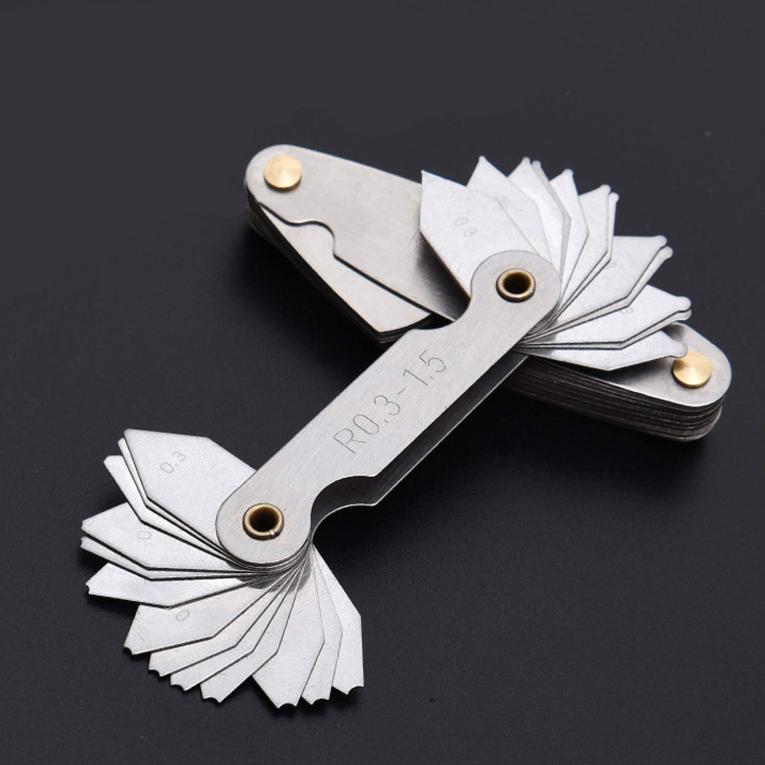 Stainless Steel Radius Gauges - Measuring Tool Set -4