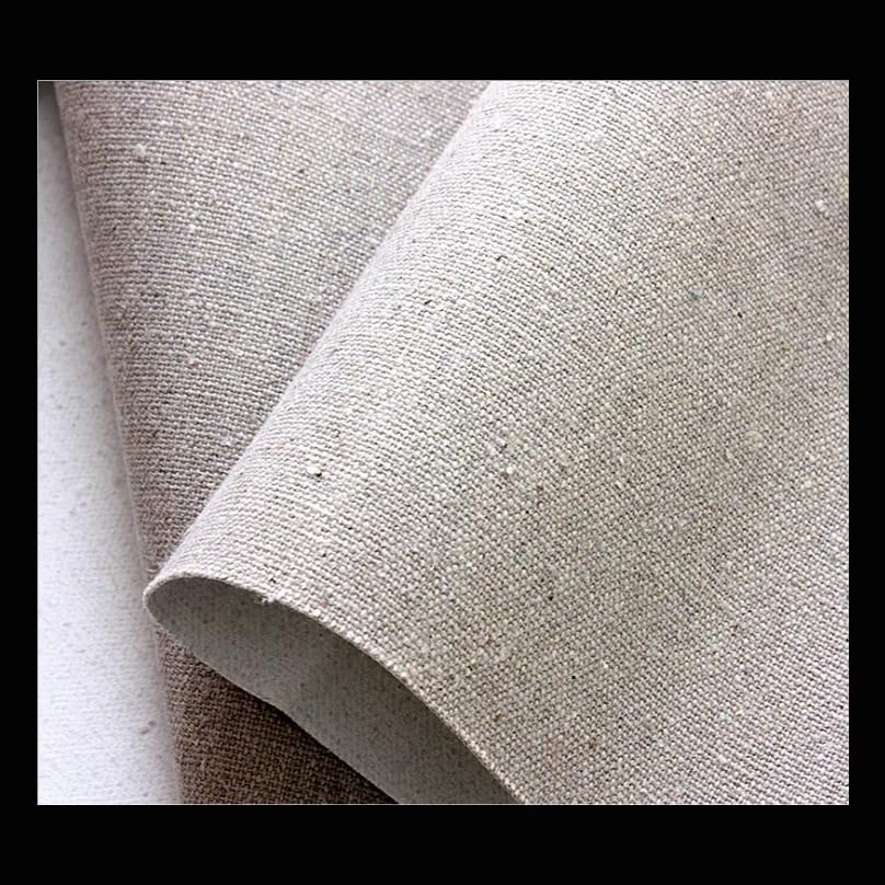 Rollo de lienzo para pintar con mezcla lino imprimado 98cm x 10m 5