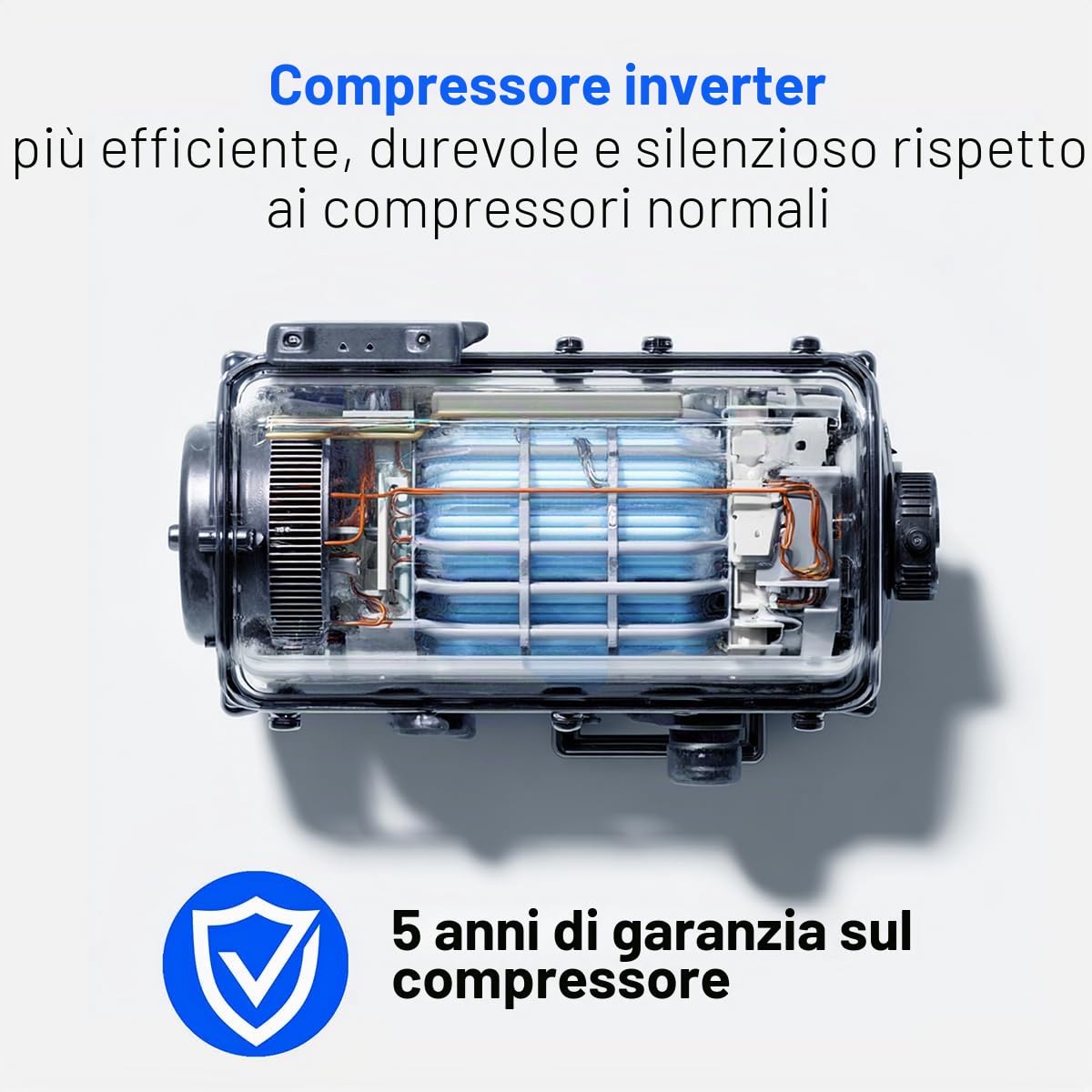 Frigorifero Bomann® senza scomparto congelatore, Classe energetica C, 85 cm, Garanzia compressore di 5 anni, Frigorifero compatto, 0-8 °C, Silenzioso 35 dB, 3 ripiani