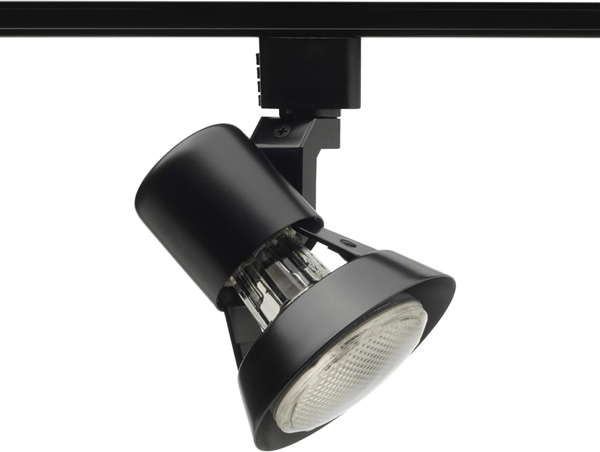 JunoLighting Group R531 BL Modern Track Light Head, Black Finish, White